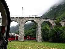 ©František Podzimek, Švýcarsko - Brusio - kruhový viadukt